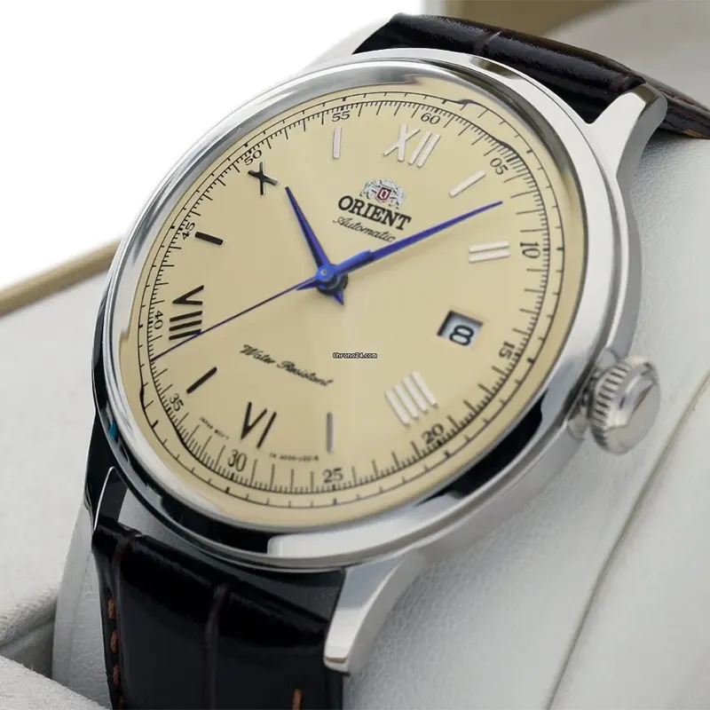 Orient Bambino 2nd-Gen Automatic Cream Dial Men's Watch- AC00009N0